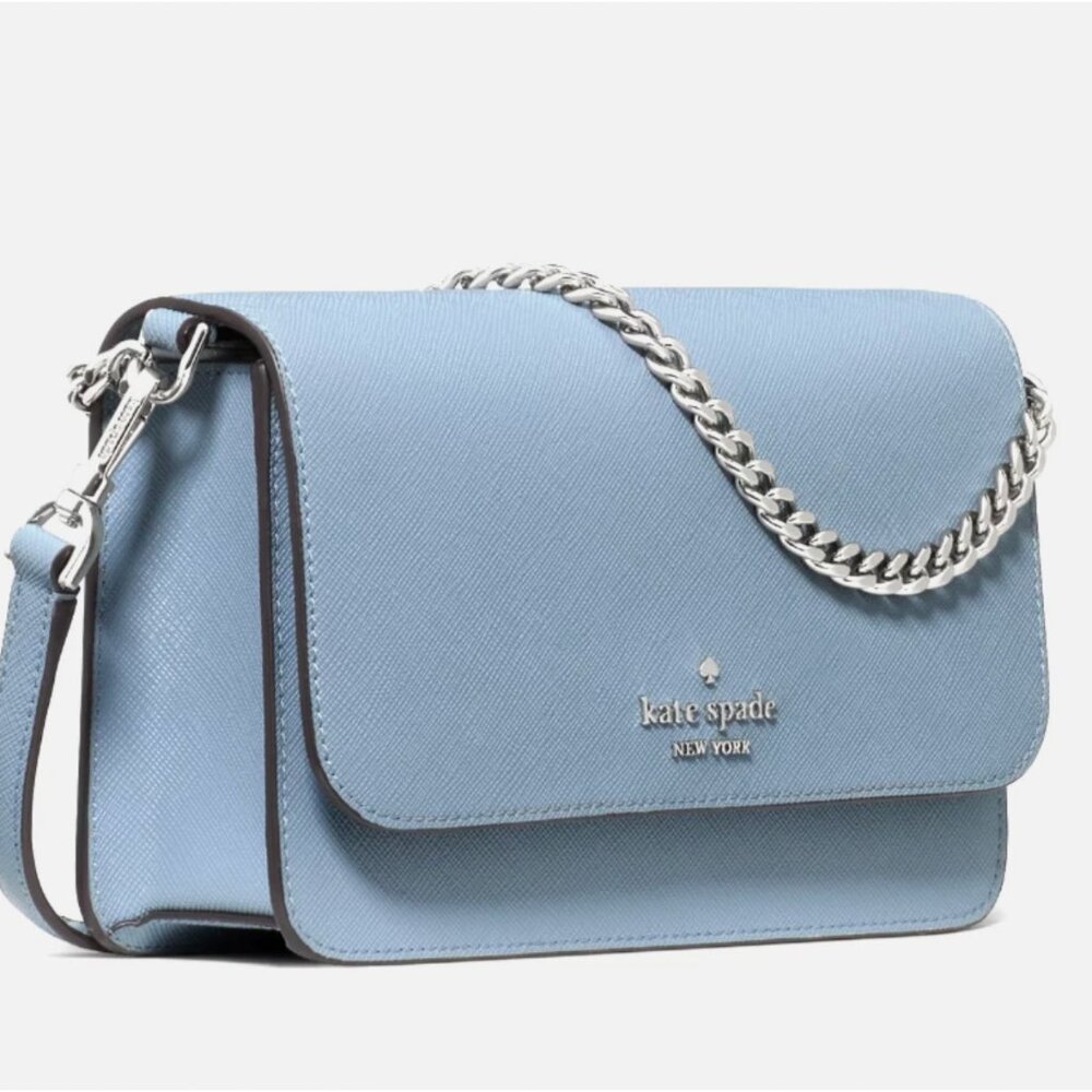 New Kate Spade Madison Willow Mini Crossbody Bag Muted Blue